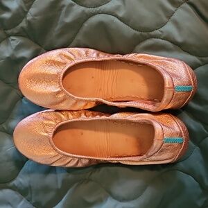 Tieks Rose Gold Glam Size 9